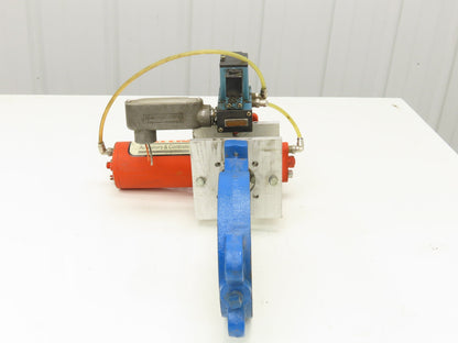 Bettis CBA315 Pneumatic Solenoid Actuated 5" Butterfly Valve 120psi 24VDC
