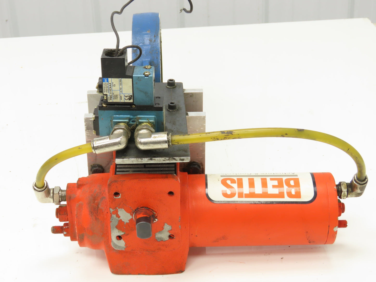 Bettis CBA315 Pneumatic Solenoid Actuated 5" Butterfly Valve 120psi 120V