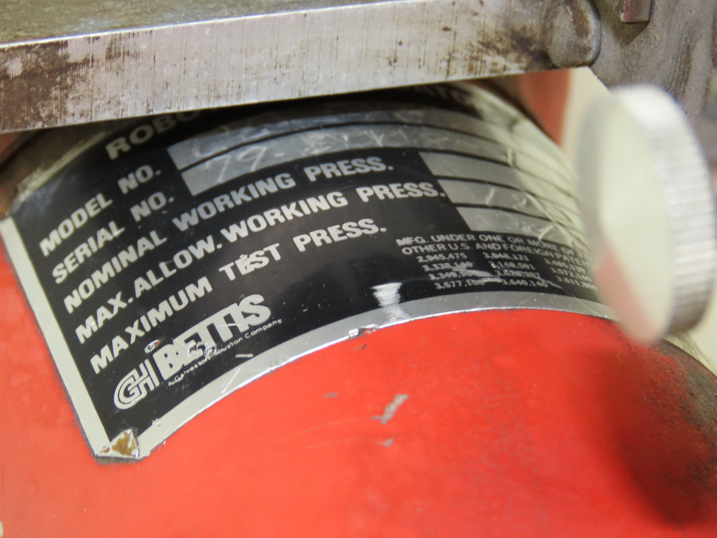 Bettis CB-315 Pneumatic Solenoid Actuated 5" Butterfly Valve 120psi 120V