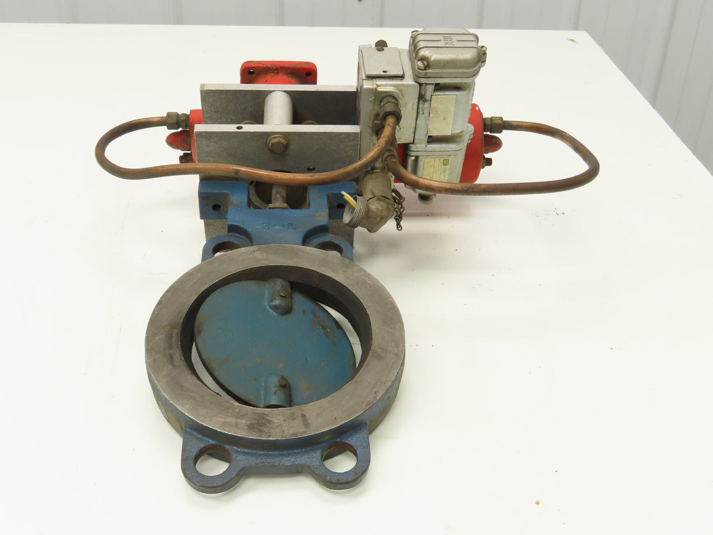 Bettis CB-315 Pneumatic Solenoid Actuated 5" Butterfly Valve 120psi 120V