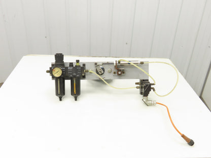 Parker Pneumatic Cylinder Actuated 5" Butterfly Valve 150psi 24VDC Solenoid