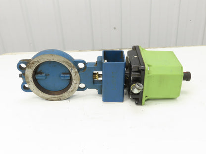 RCS Electripowr MAR10-60 Electric Actuator with 5" Butterfly Valve 120V 90°
