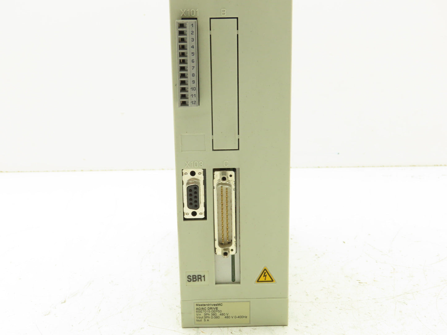 Siemens 6SE7015-0EP50 Simovert Masterdrive AC/DC Servo Drive Converter 1.5kW 3PH