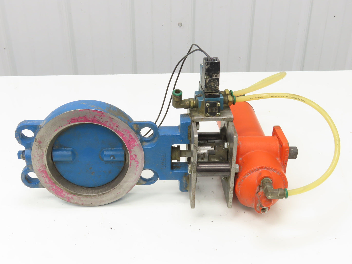 Bettis CB315 Pneumatic Solenoid Actuated 5" Butterfly Valve 120psi 120V