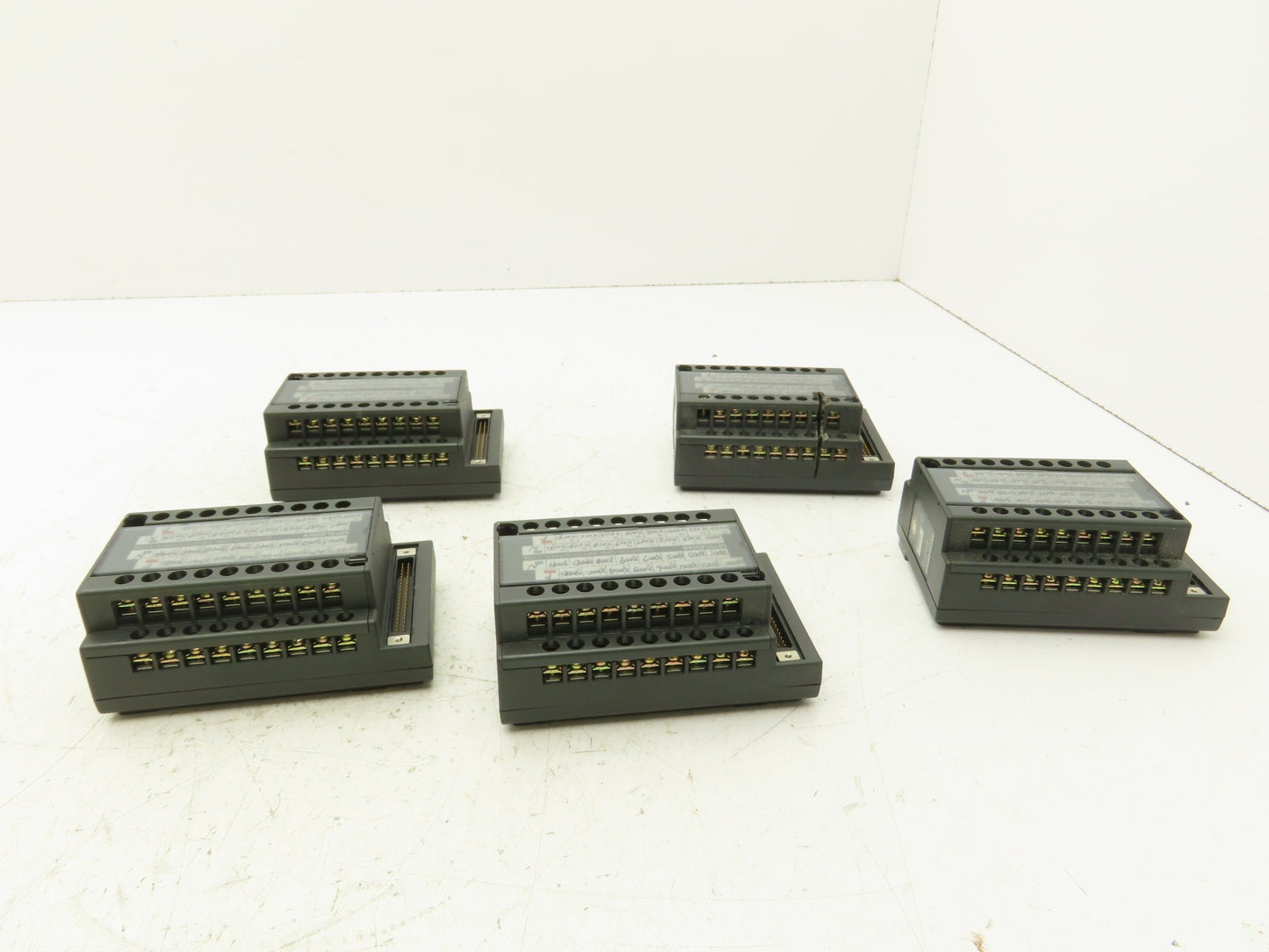 Mitsubishi Electric A6TBXY36 PLC I/O Terminal Board Block Lot of 5
