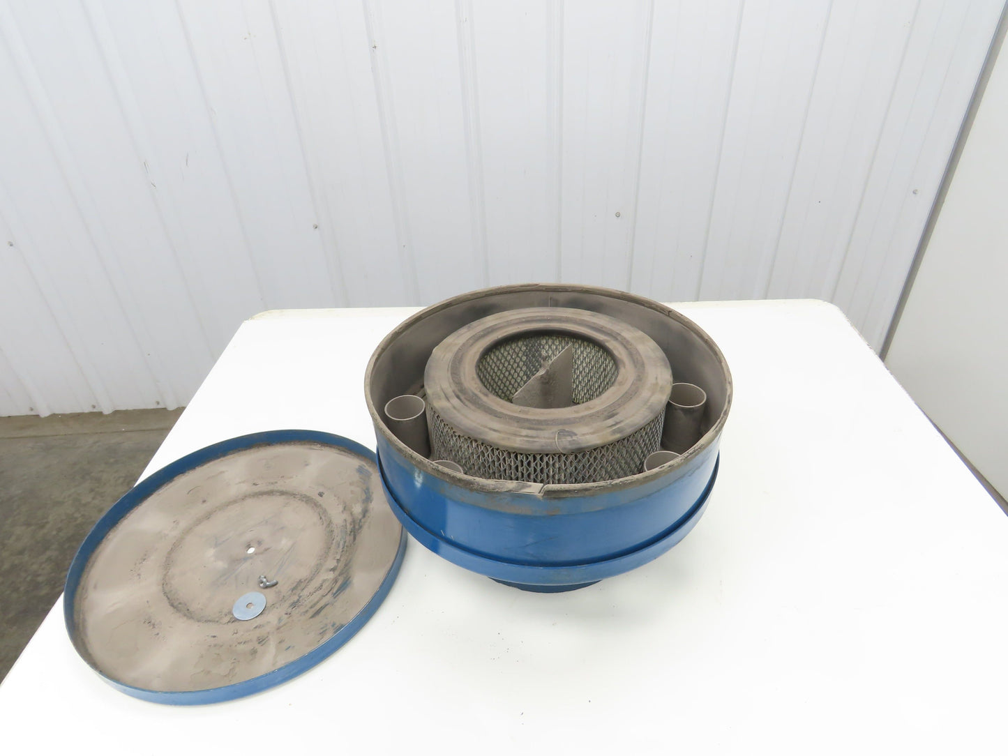Stoddard Silencer F64-5 Flanged Filter Silencer 5" ANSI 750 CFM 5" NPT Threads