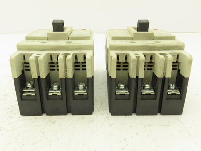 Mitsubishi NF63-CW No-Fuse Circuit Breaker 50A 3 Pole 600V Lot of 2