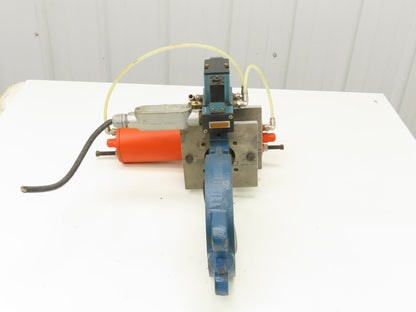 Bettis CB315 Pneumatic Solenoid Actuated 5" Butterfly Valve 120psi 24VDC