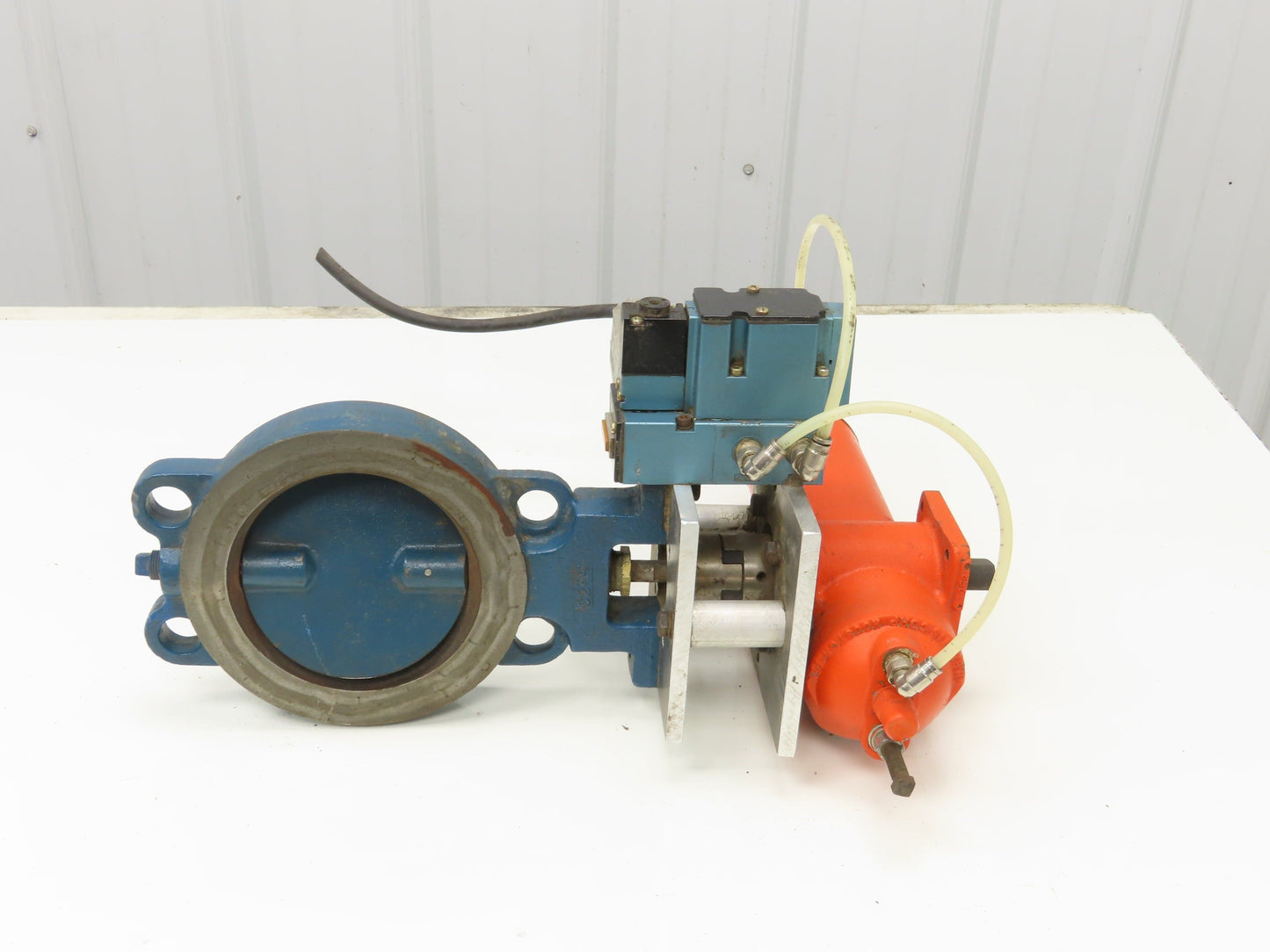 Bettis CB315 Pneumatic Solenoid Actuated 5" Butterfly Valve 120psi 24VDC