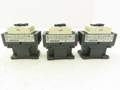 Schneider LC1D25 Motor Starter Contactor 40A 600V 3 Pole 120V Coil Lot of 3