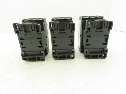 Schneider LC1D25 Motor Starter Contactor 40A 600V 3 Pole 120V Coil Lot of 3