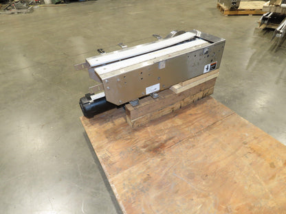 Arrowhead 12" Tabletop Stainless Bottle Conveyor 36" Drive Section 460V 3PH