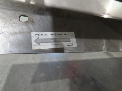 7.5" Tabletop Belt Stainless Bottle Conveyor 8' Idler Section - No Drive