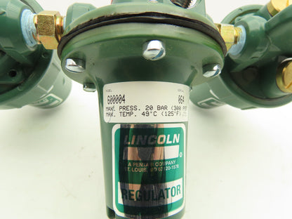 Lincoln 600104 Pneumatic Filter Regulator Lubricator Assembly 1/4" NPT