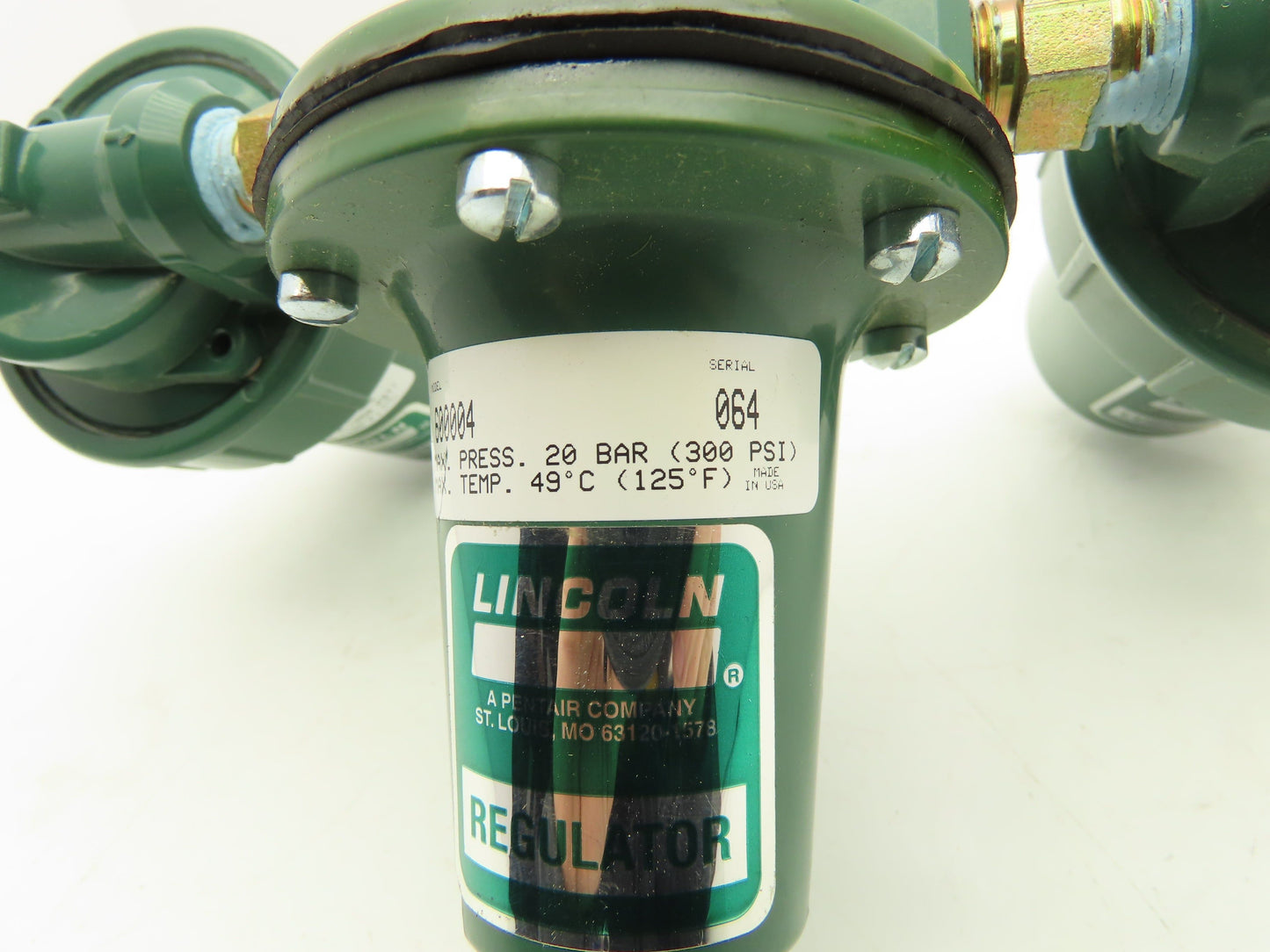 Lincoln 600104 Pneumatic Filter Regulator Lubricator Assembly 1/4" NPT