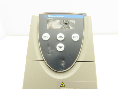Telemecanique ATV11HU12M2E Altivar 11 AC Drive VFD 0.55kva 1/2Hp 1Ph 240V Input