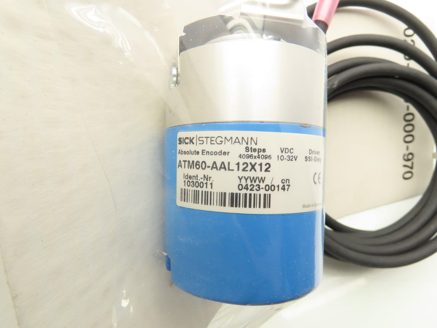 Sick ATM60-AAL12X12 Stegmann Absolute Encoder Steps 4096x4096 10-32V