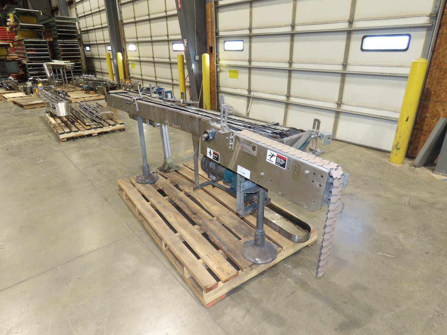 Arrowhead 3.25" Tabletop Stainless Bottle Conveyor Can Coder Diverter 4-Belt 9'