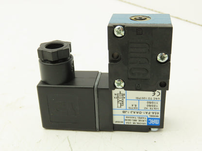 MAC 45A-FA1-DAAJ-1JB 4/2-Way Single Direct Solenoid Poppet Valve 120V 1/8" NPTF