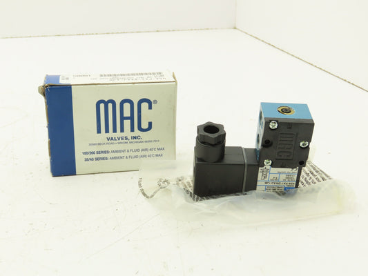 MAC 45A-FA1-DAAJ-1JB 4/2-Way Single Direct Solenoid Poppet Valve 120V 1/8" NPTF