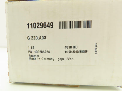 Baumer G220A03 Rotary Counter Timer 6 Counts Per Rotation 25 Pin Type