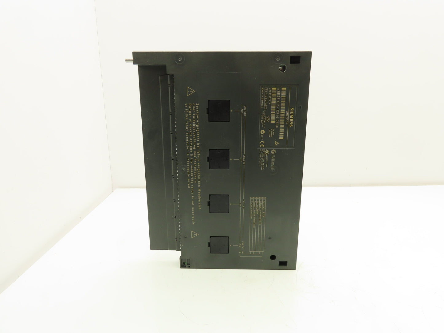 Siemens 6ES7 431-1KF10-0AB0 Simatic S7 Analog Input Module Ver 06