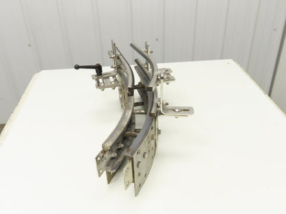 Arrowhead 3.25" Tabletop Belt Stainless Bottle Conveyor 45° Curve Section 21"L