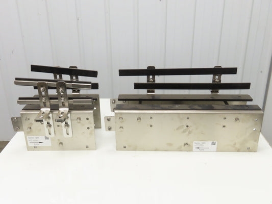Arrowhead 7.5" Tabletop Belt Stainless Bottle Conveyor Idler Sections 36"L