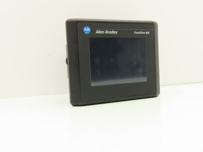 Allen Bradley 2711-T6C15L1 PanelView 600 Touch Screen PLC HMI SER B Frn 4.46