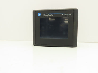 Allen Bradley 2711-T6C15L1 PanelView 600 Touch Screen PLC HMI SER B Frn 4.46