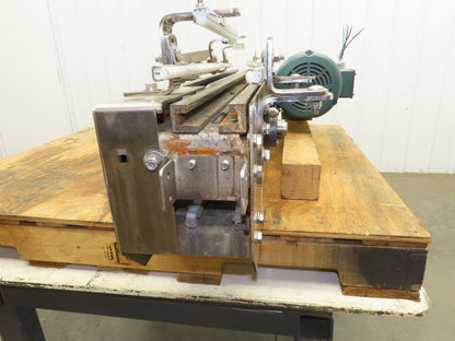 Arrowhead 3.25" Tabletop Stainless Bottle Conveyor 2-Belt Transfer 48" Drive 3PH