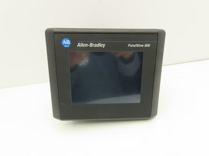 Allen Bradley 2711-T6C15L1 PanelView 600 Touch Screen PLC HMI SER B Frn 4.46