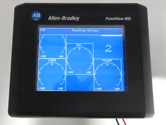 Allen Bradley 2711-T6C15L1 PanelView 600 Touch Screen PLC HMI SER B Frn 4.46