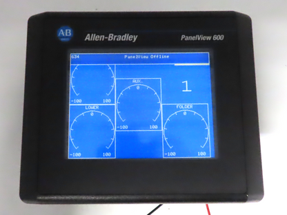 Allen Bradley 2711-T6C15L1 PanelView 600 Touch Screen PLC HMI SER B Frn 4.46
