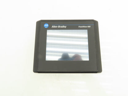 Allen Bradley 2711-T6C15L1 PanelView 600 Touch Screen PLC HMI SER B Frn 4.46