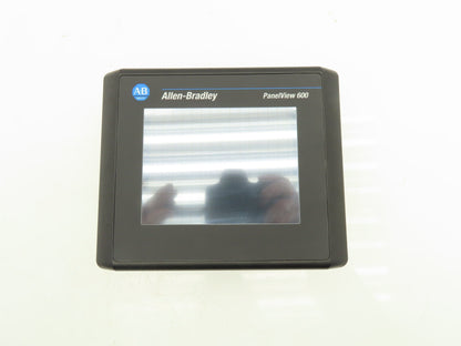 Allen Bradley 2711-T6C15L1 PanelView 600 Touch Screen PLC HMI SER B Frn 4.46