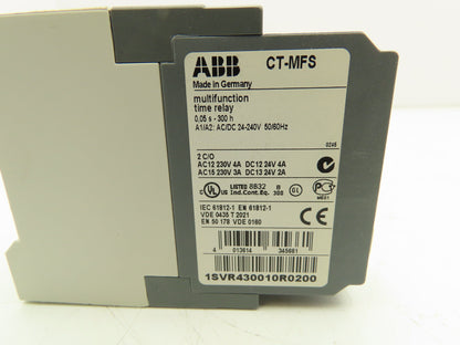 ABB 1SVR430010R0200 Multi-Function Time Relay 0.05 Sec-300 Hours 24V 240V