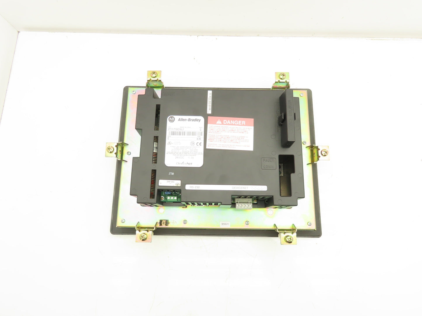 Allen Bradley 2711-T10C10L1 PanelView 1000 Touch Screen PLC HMI SER C Frn 4.20