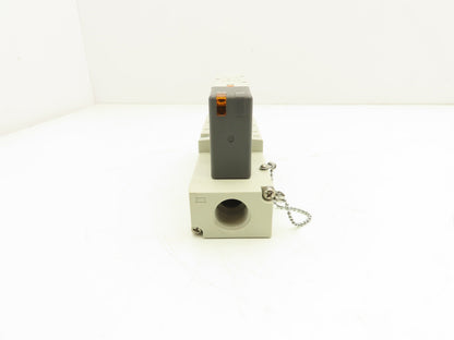 SMC VQC4100-5 5-Port Solenoid Valve Manifold 3/8" NPT