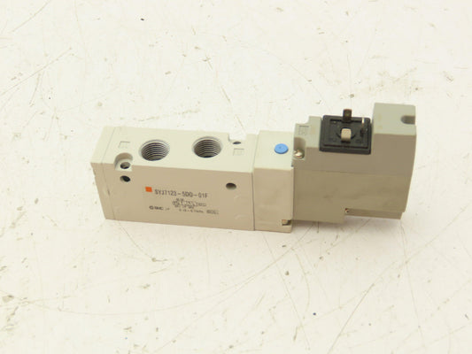 SMC SYJ7123-5DO-01F 5-Port Solenoid Valve 24VDC 1/8" Ports