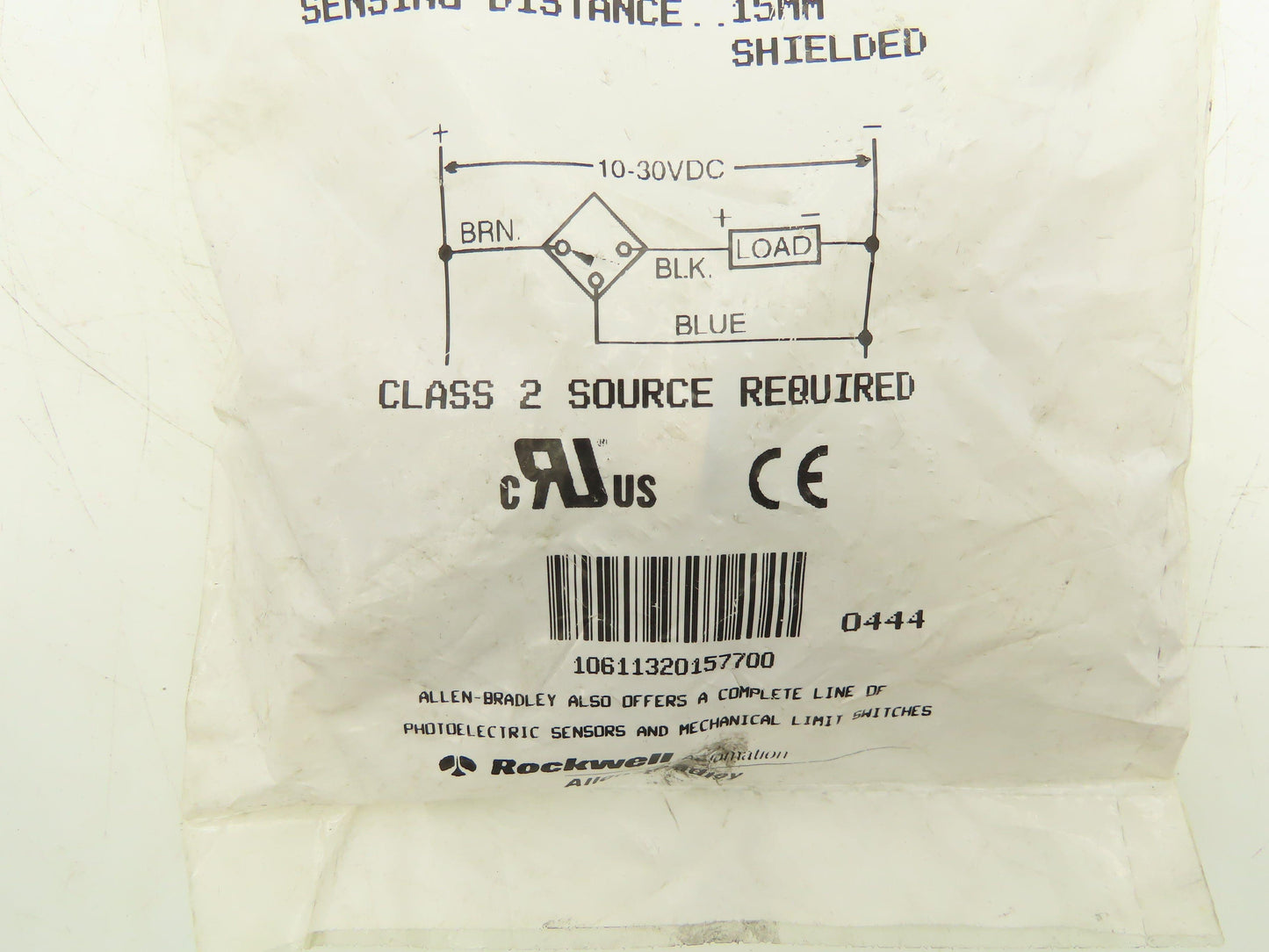Allen Bradley 872C-M15NP30-A2 Inductive Proximity Sensor 15mm Range