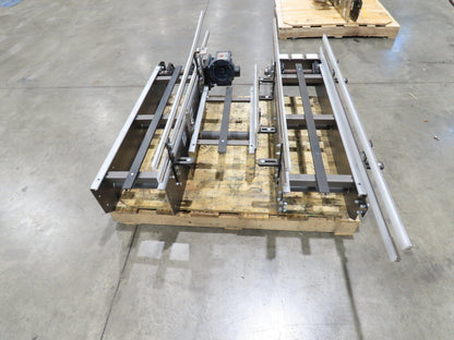 Arrowhead 12" Mattop Belt Stainless Bottle Conveyor 10'L 460V 3PH -NEW- No Motor