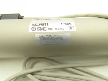 SMC CDG1BA32-125 Pneumatic Double Acting Round Cylinder 125mm Stroke 32mm Bore
