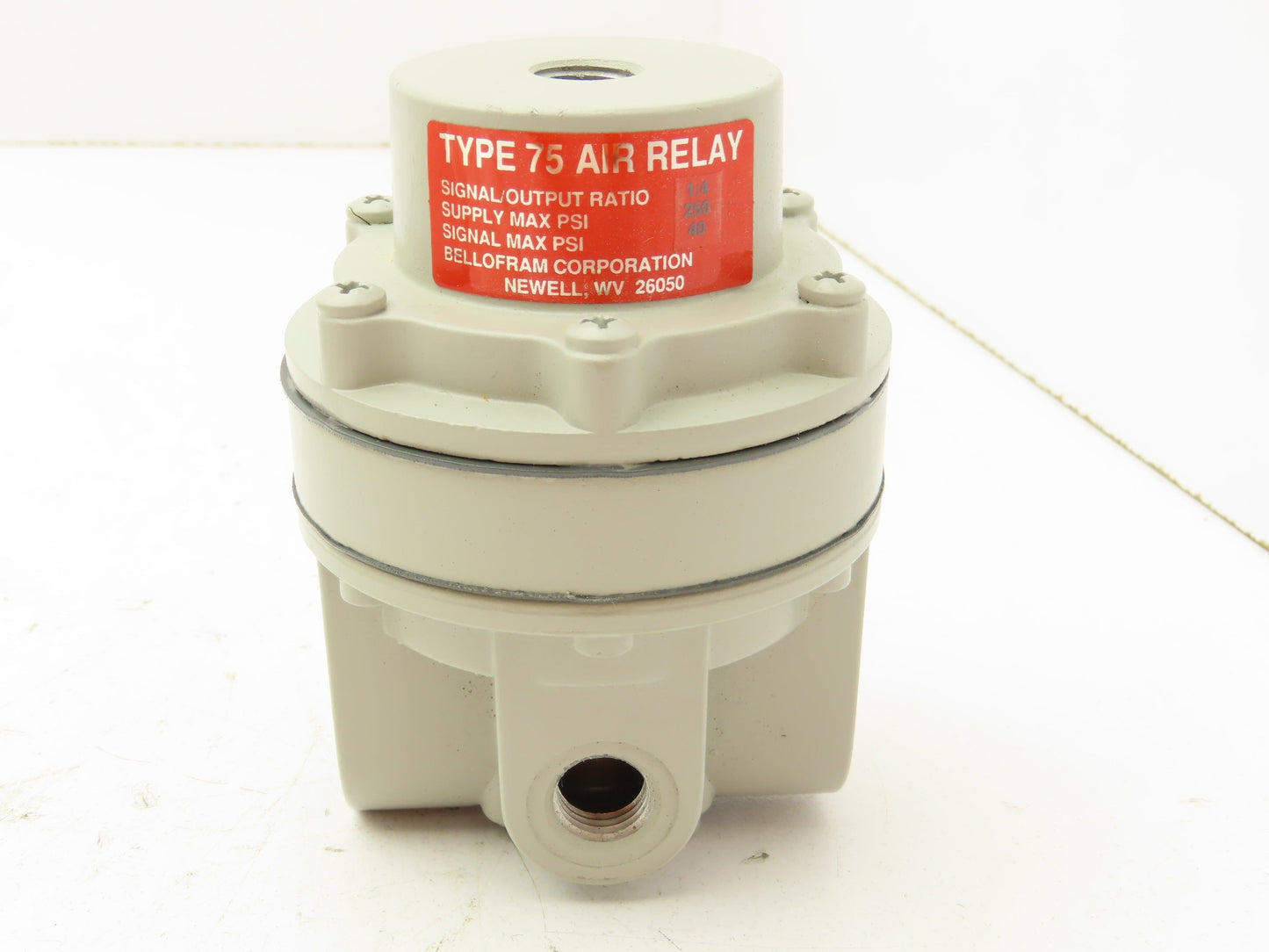 Marsh Bellofram 961-060-000 Precision Air Relay 1:4 Ratio 1/4"NPT 250PSI Type 75