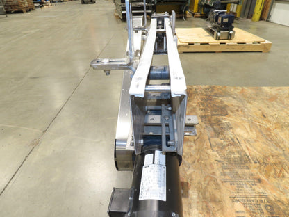 Arrowhead 3.25" Tabletop Belt Stainless Bottle Conveyor 36" Chain Drive 460V 3PH