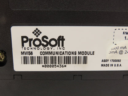 Prosoft MVI56 ControlLogix Communication Module F/W 1.03