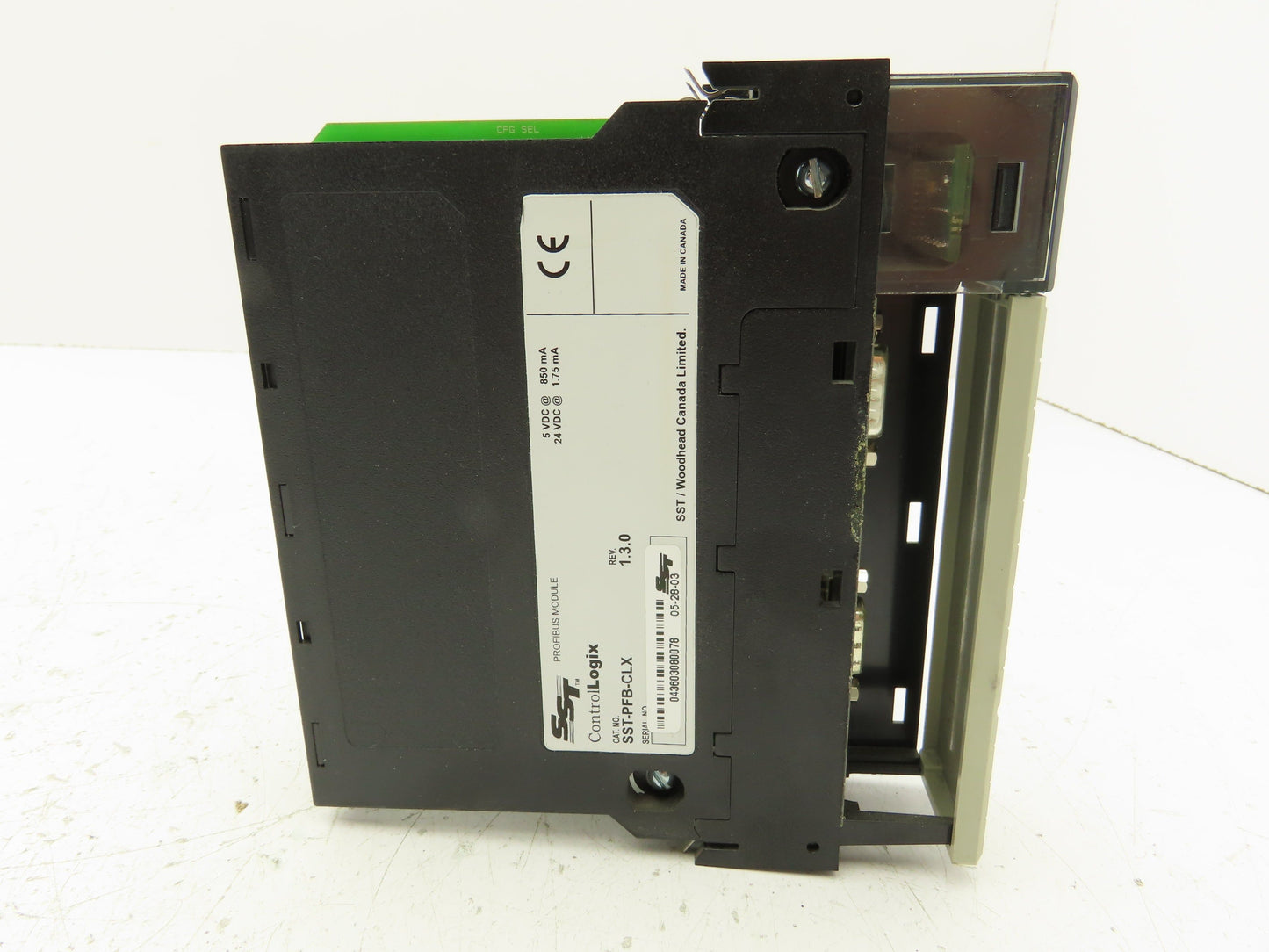 Woodhead SST-PFB-CLX ControlLogix Profibus Scanner Rev 1.3.0