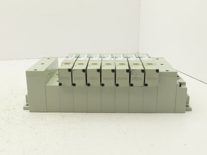 Numatics I63BA4Z2KN00030 120V Pneumatic Solenoid Valve 8-Station Manifold Assy