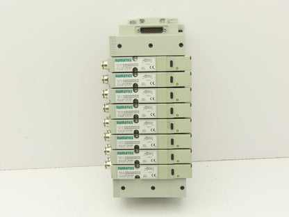 Numatics I63BA4Z2KN00030 120V Pneumatic Solenoid Valve 8-Station Manifold Assy