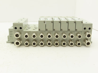 Numatics I63BA4Z2KN00030 120V Pneumatic Solenoid Valve 8-Station Manifold Assy